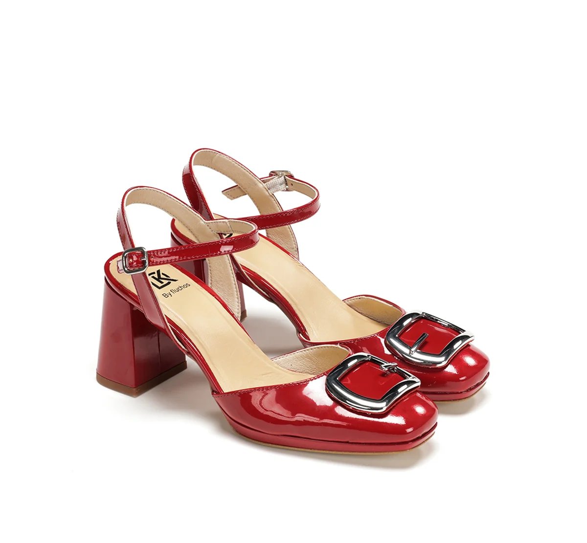 KARLA D9264 Sandale Rouge - Image 4
