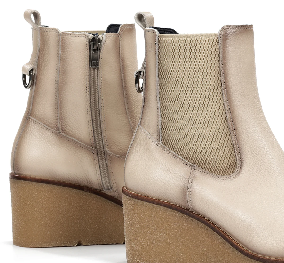 LALIE D9191 Bottine Taupe - Image 7