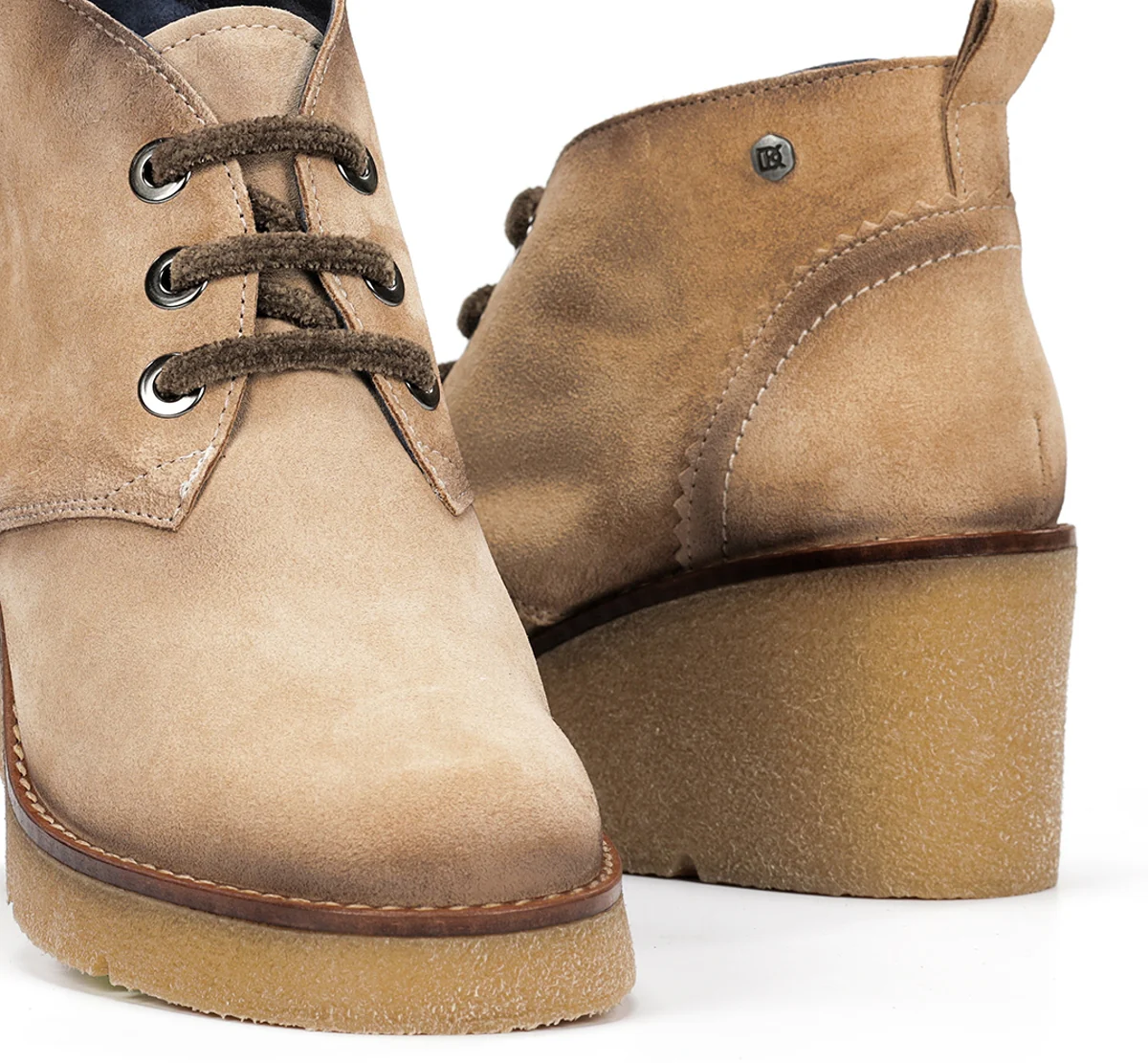 LALIE D9357 Chaussure Taupe - Image 7