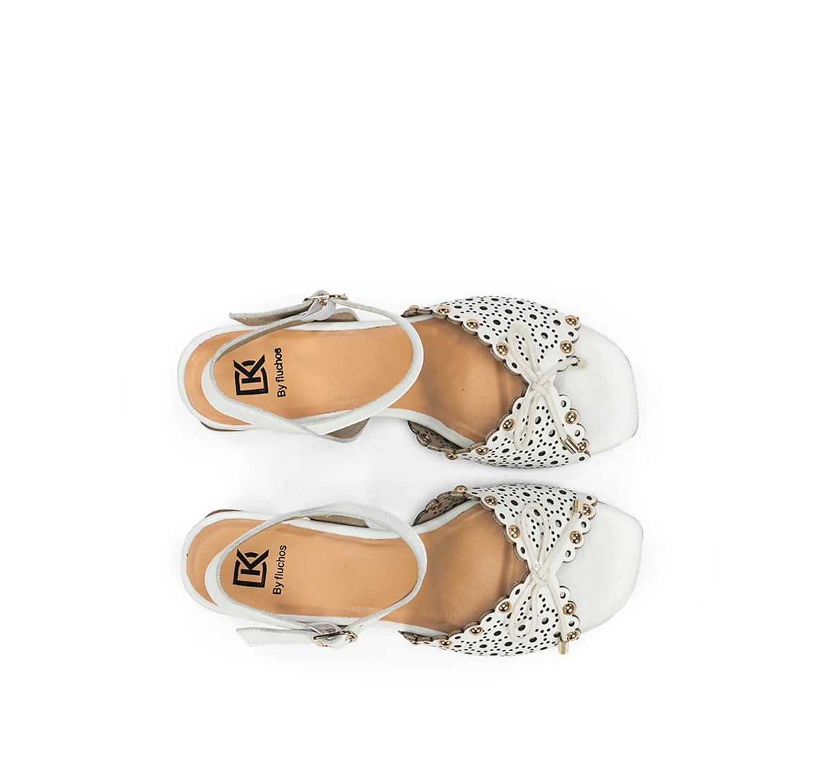 LARUS D9457 Sandale Blanc - Image 5