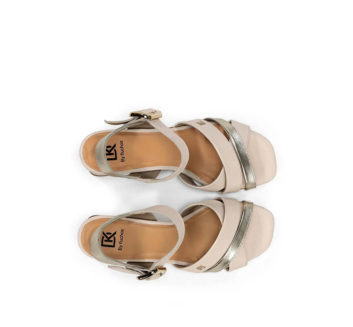 LARUS D9461 Sandale Taupe - Image 5