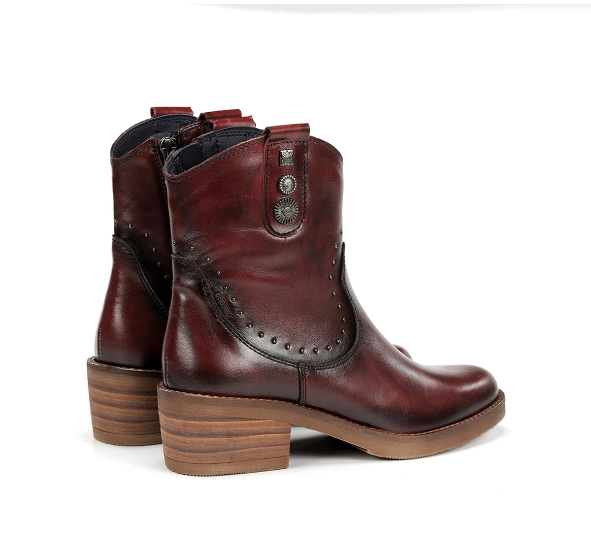 LAYLA D9549 Bottine Bordeaux - Image 4