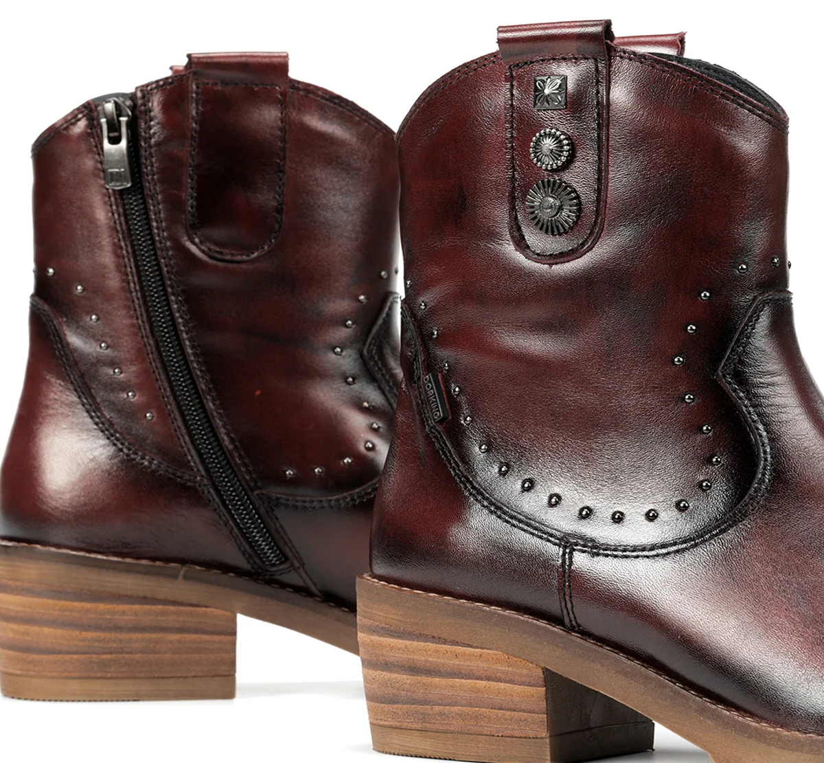 LAYLA D9549 Bottine Bordeaux - Image 7