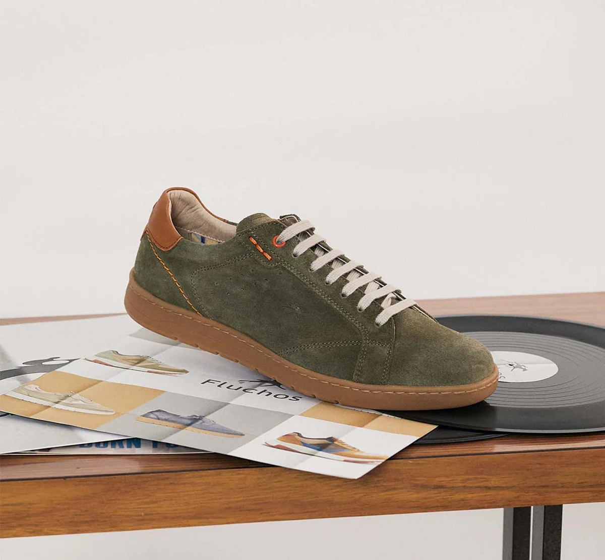 LEO F1727 Chaussure Verte - Image 4