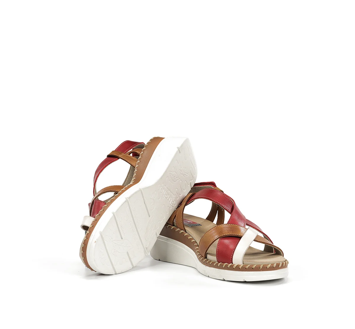 LEZA F2135 Sandale Rouge - Image 4