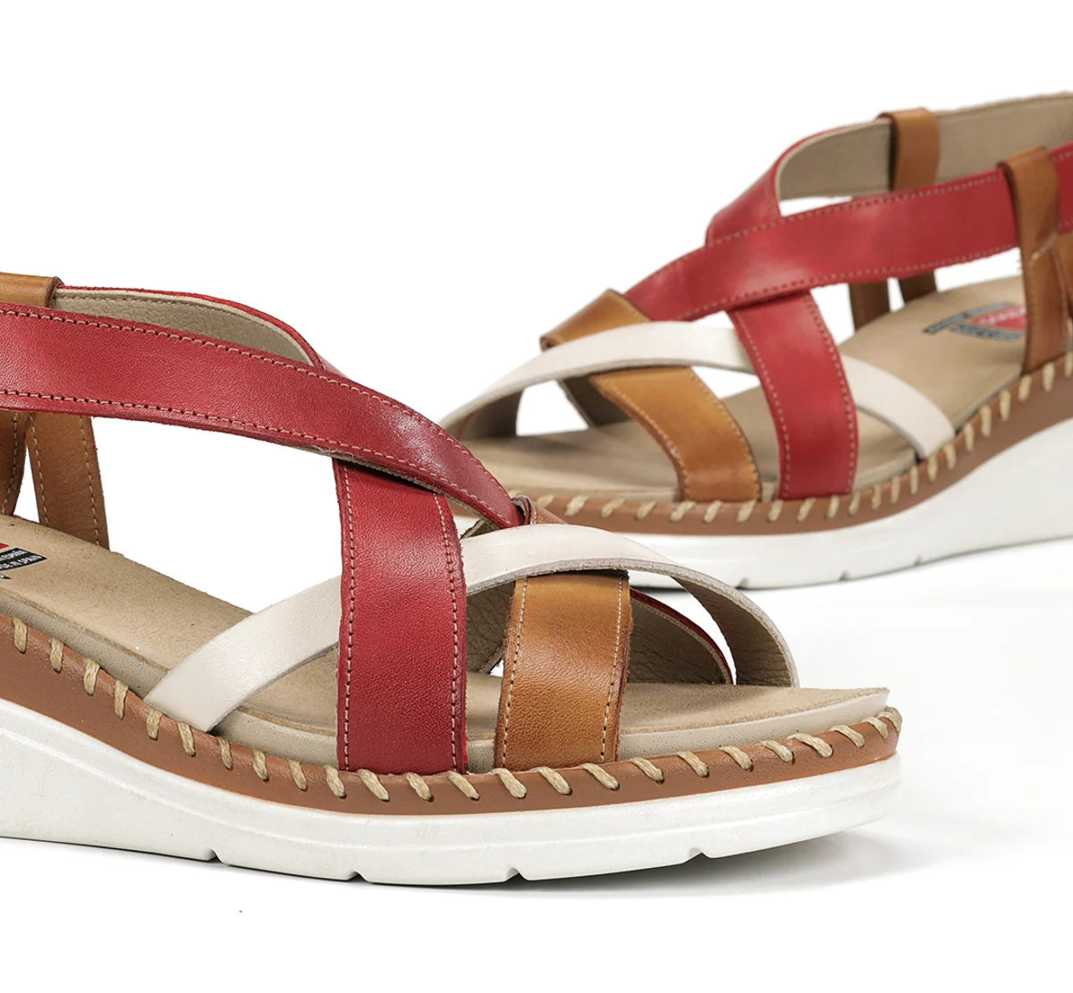 LEZA F2135 Sandale Rouge - Image 7