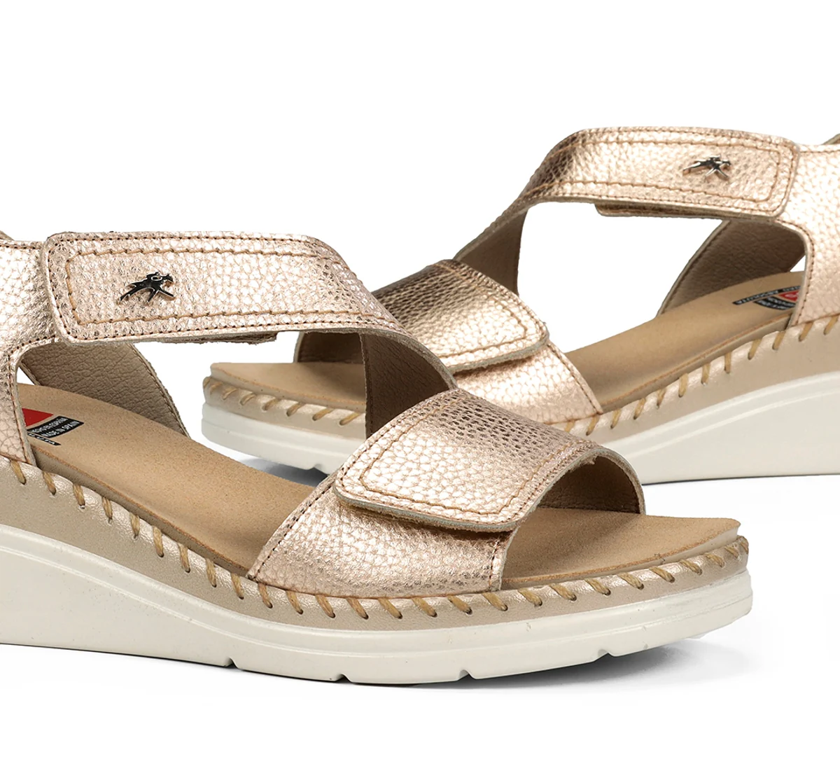 LEZA F2137 Sandale Dorée - Image 7