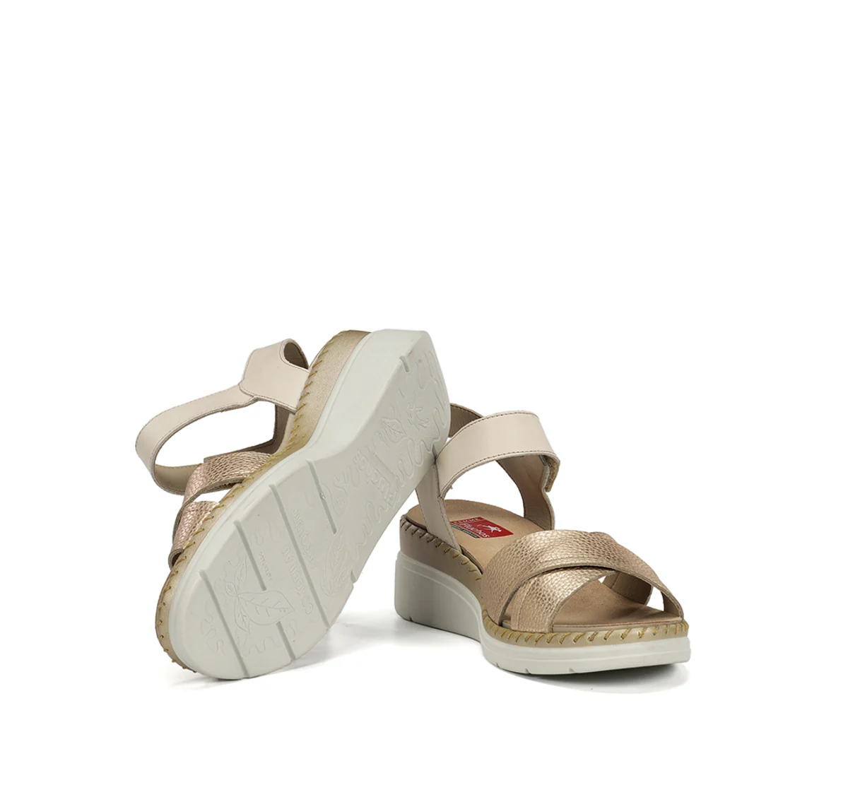 LEZA F2139 Sandale Dorée - Image 4
