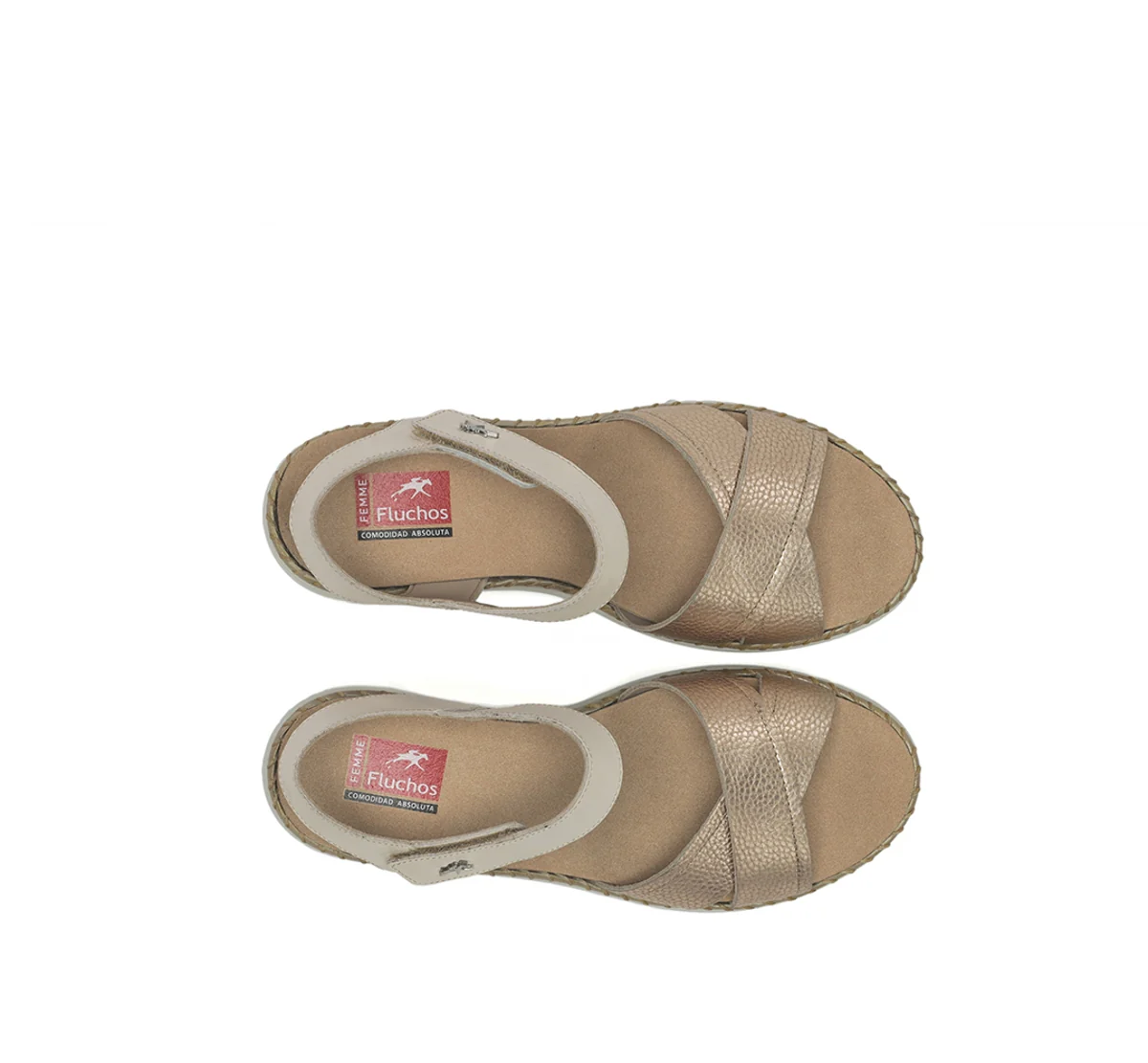 LEZA F2139 Sandale Dorée - Image 5