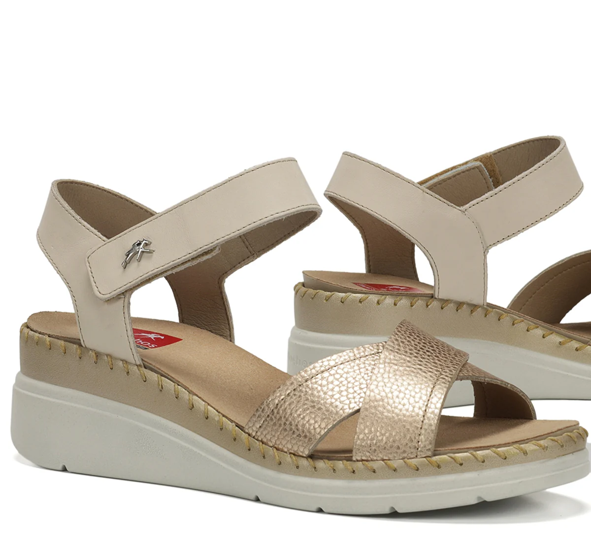 LEZA F2139 Sandale Dorée - Image 7