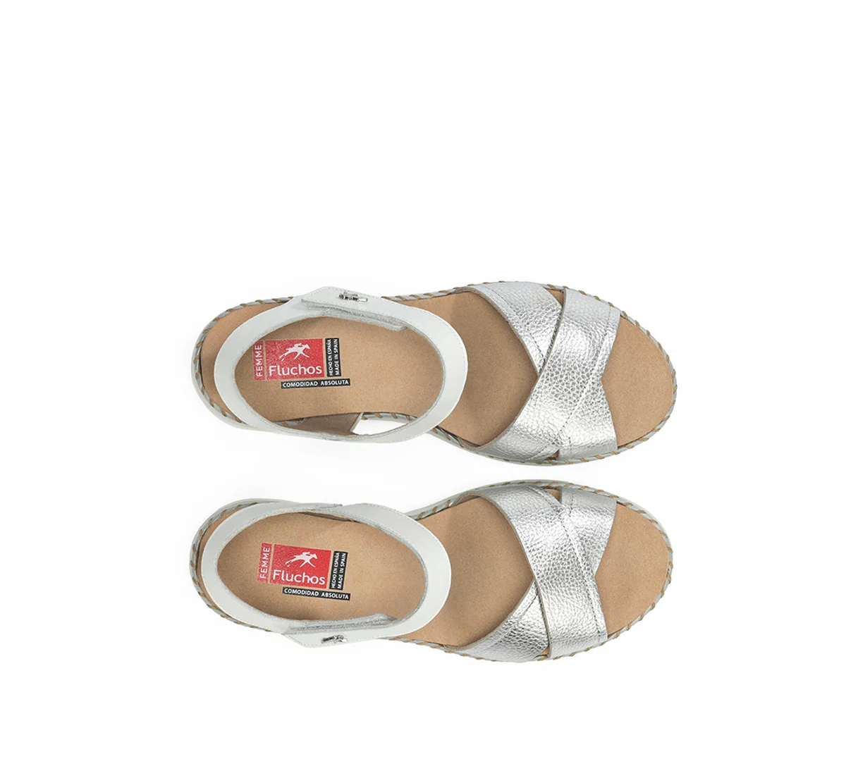 LEZA F2139 Sandale Argent - Image 5