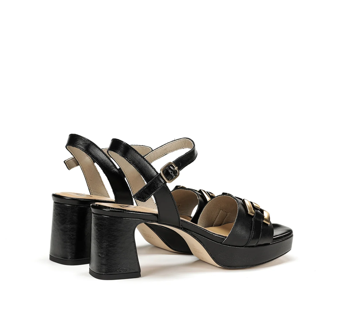 LYRA D9253 Sandale Noire - Image 3
