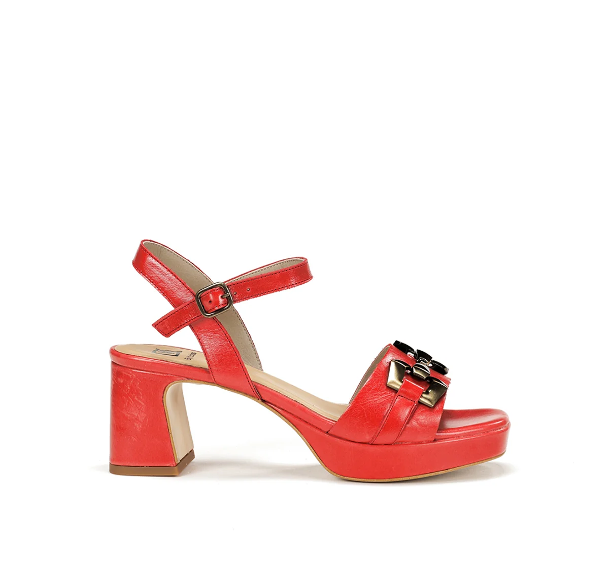 LYRA D9253 Sandale Rouge