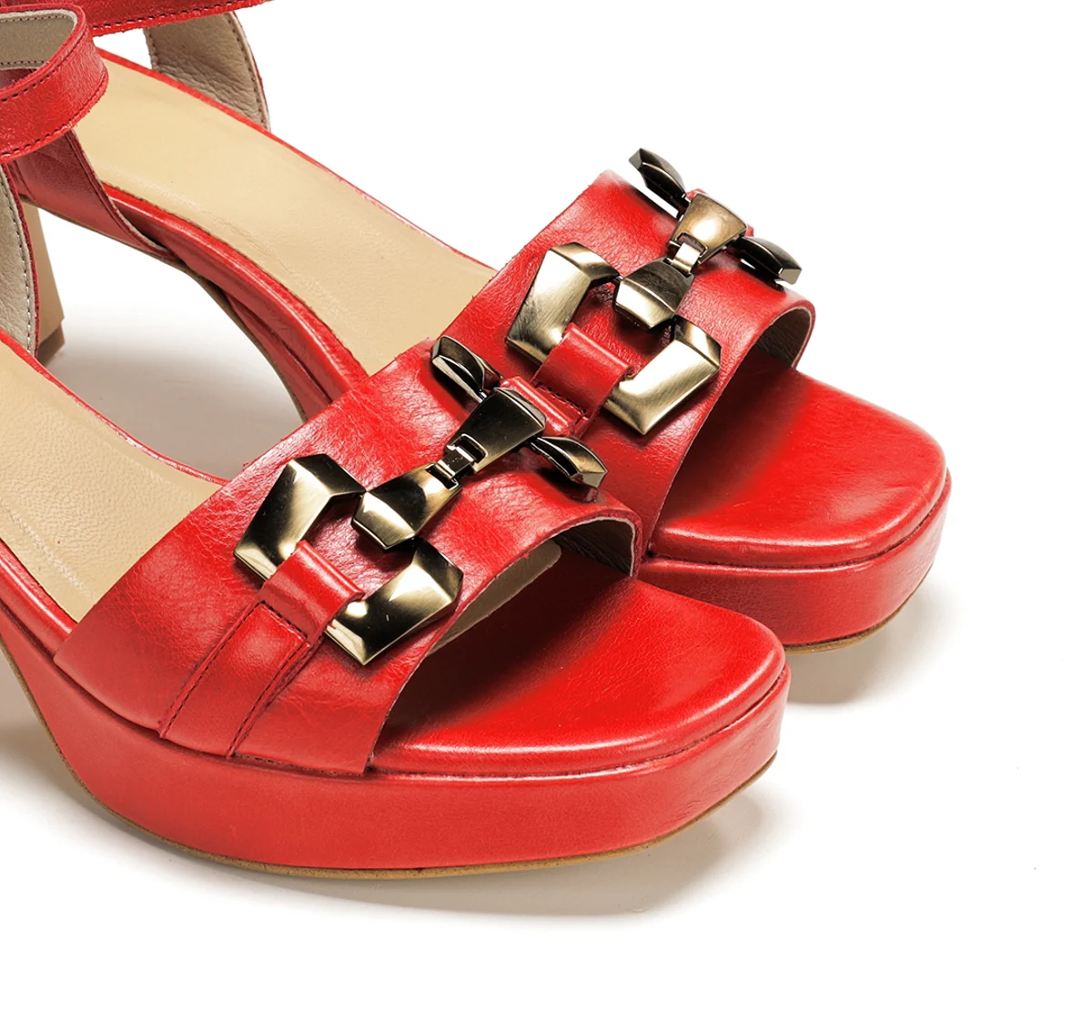LYRA D9253 Sandale Rouge - Image 6