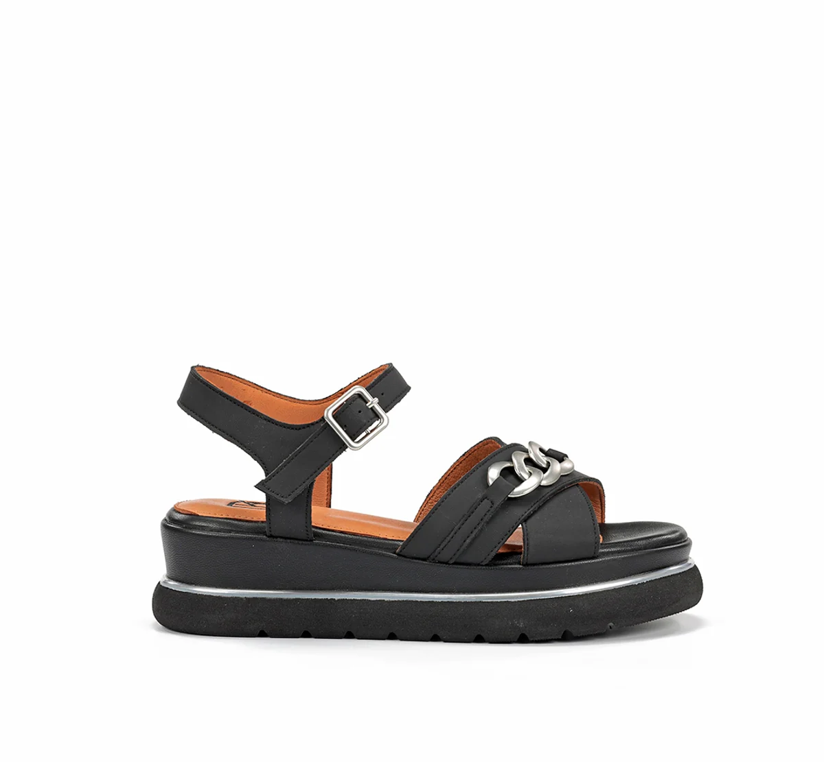 NIKA D9527 Sandale Noire