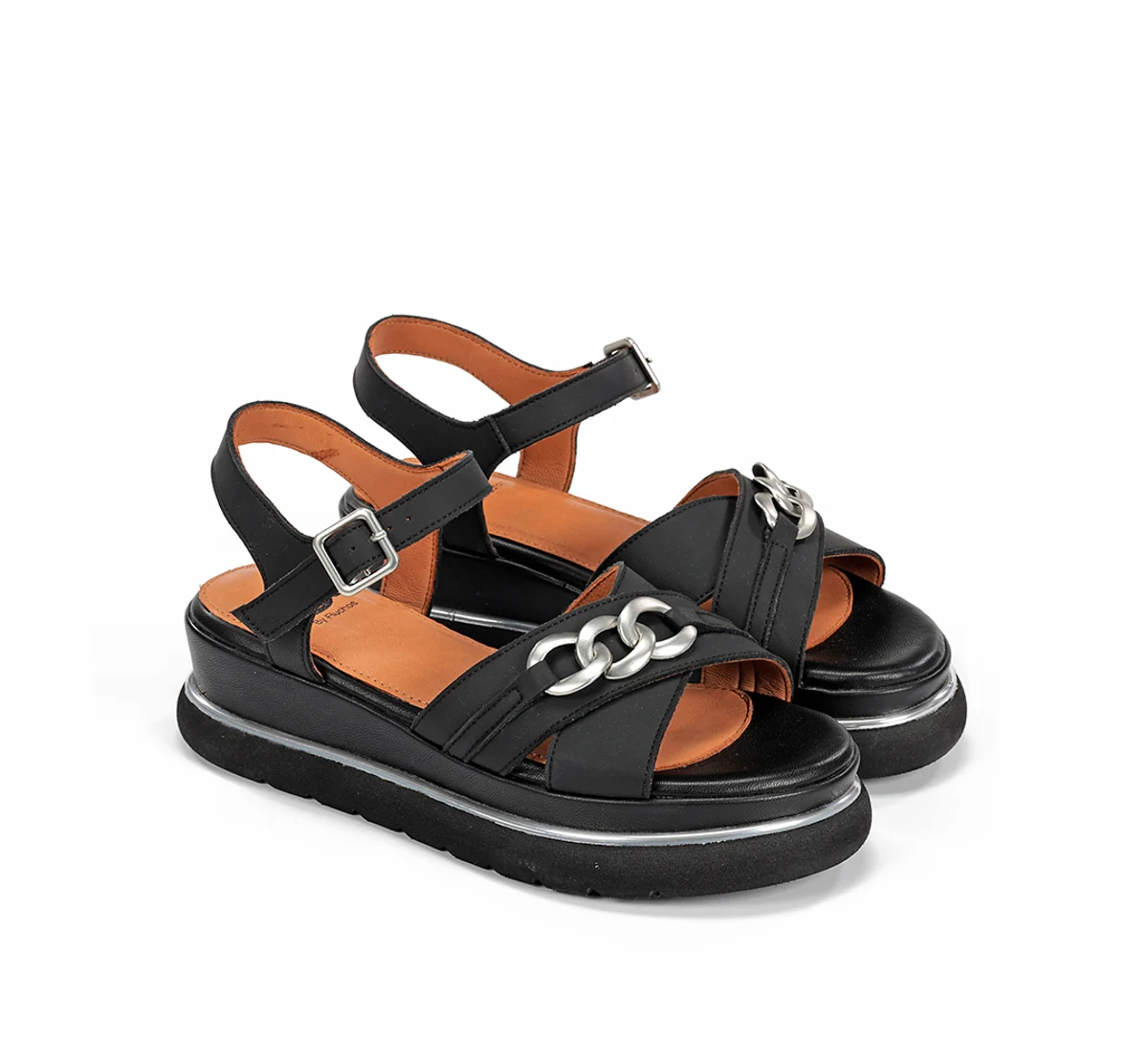 NIKA D9527 Sandale Noire - Image 4