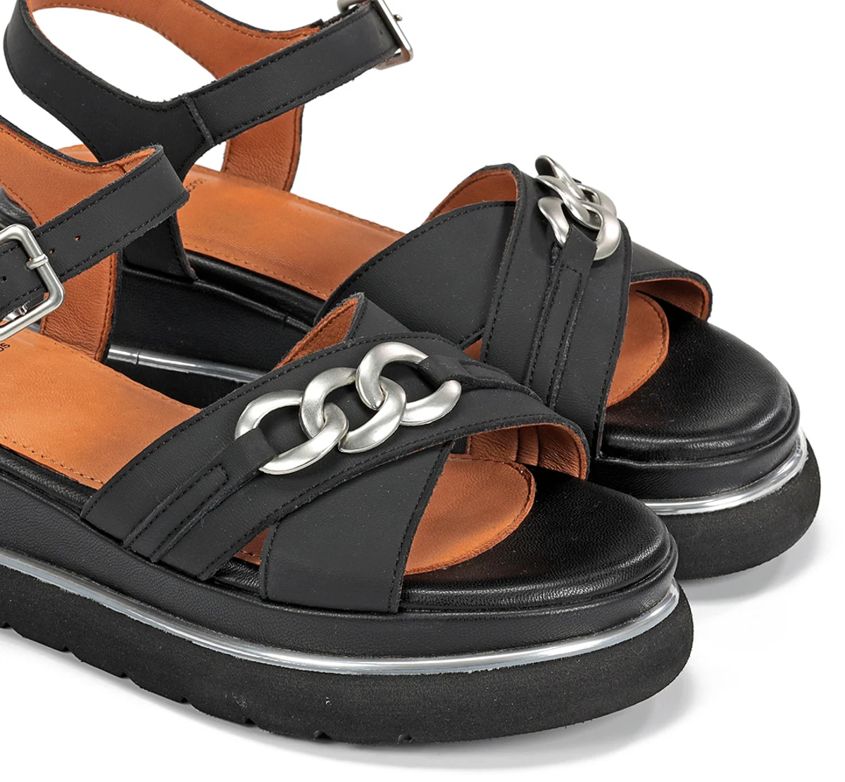 NIKA D9527 Sandale Noire - Image 6