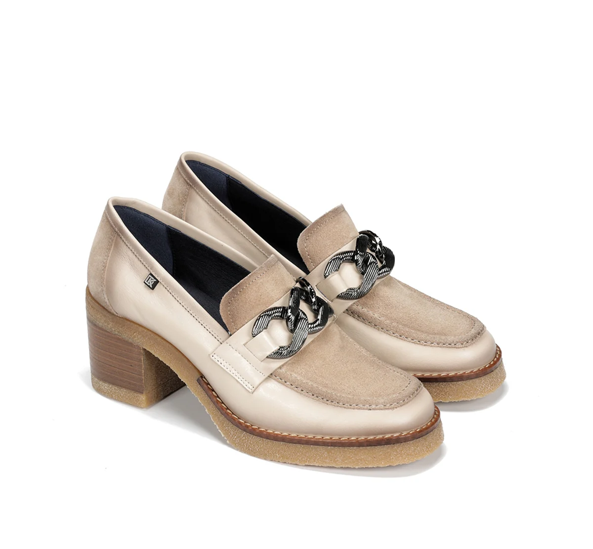OPRAH D9193 Mocassin Taupe - Image 4