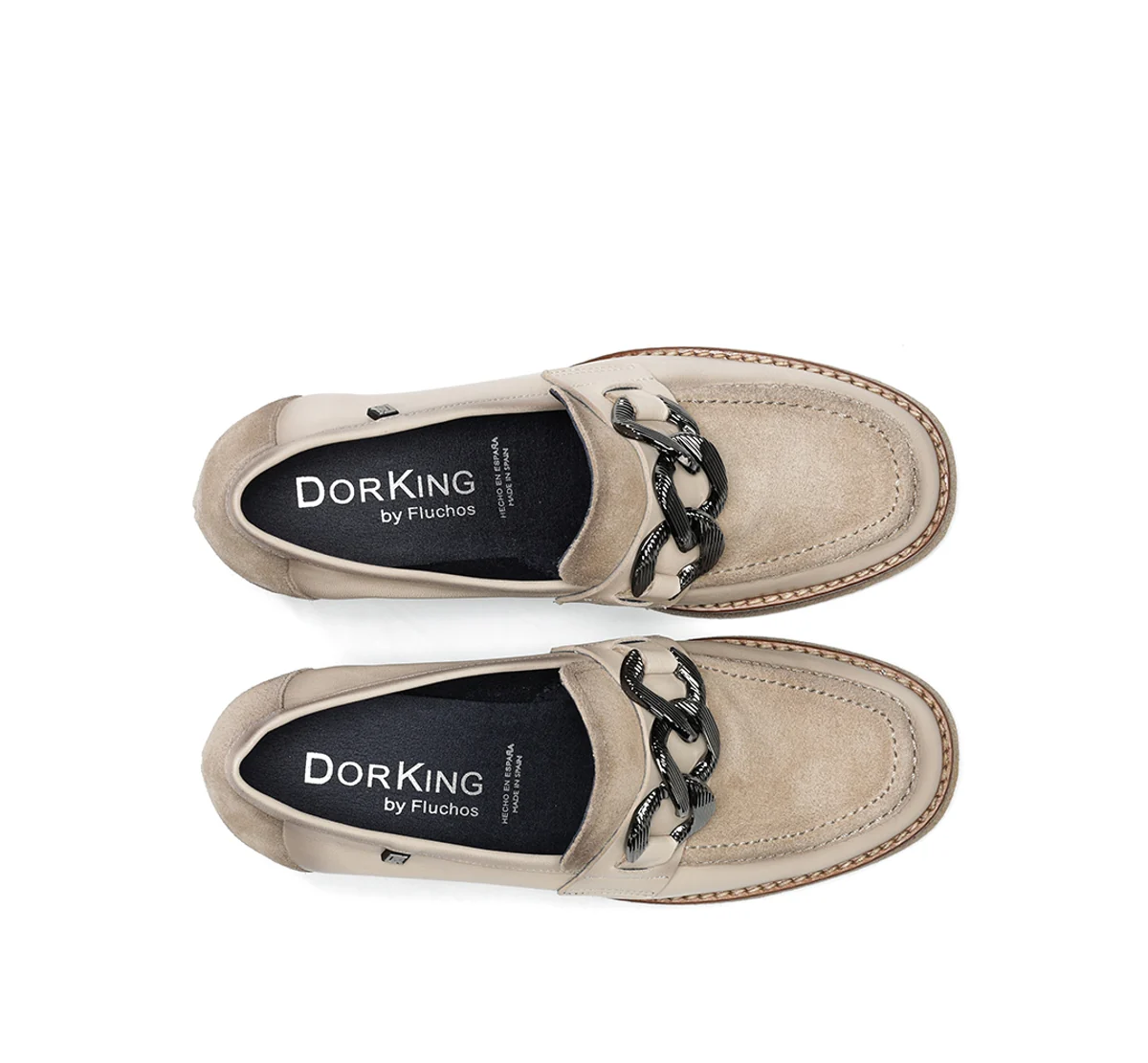 OPRAH D9193 Mocassin Taupe - Image 5
