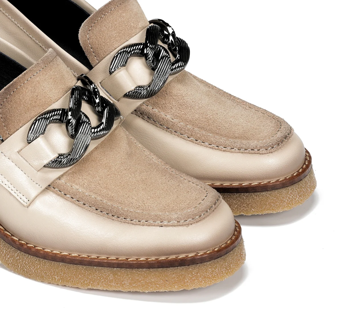 OPRAH D9193 Mocassin Taupe - Image 6