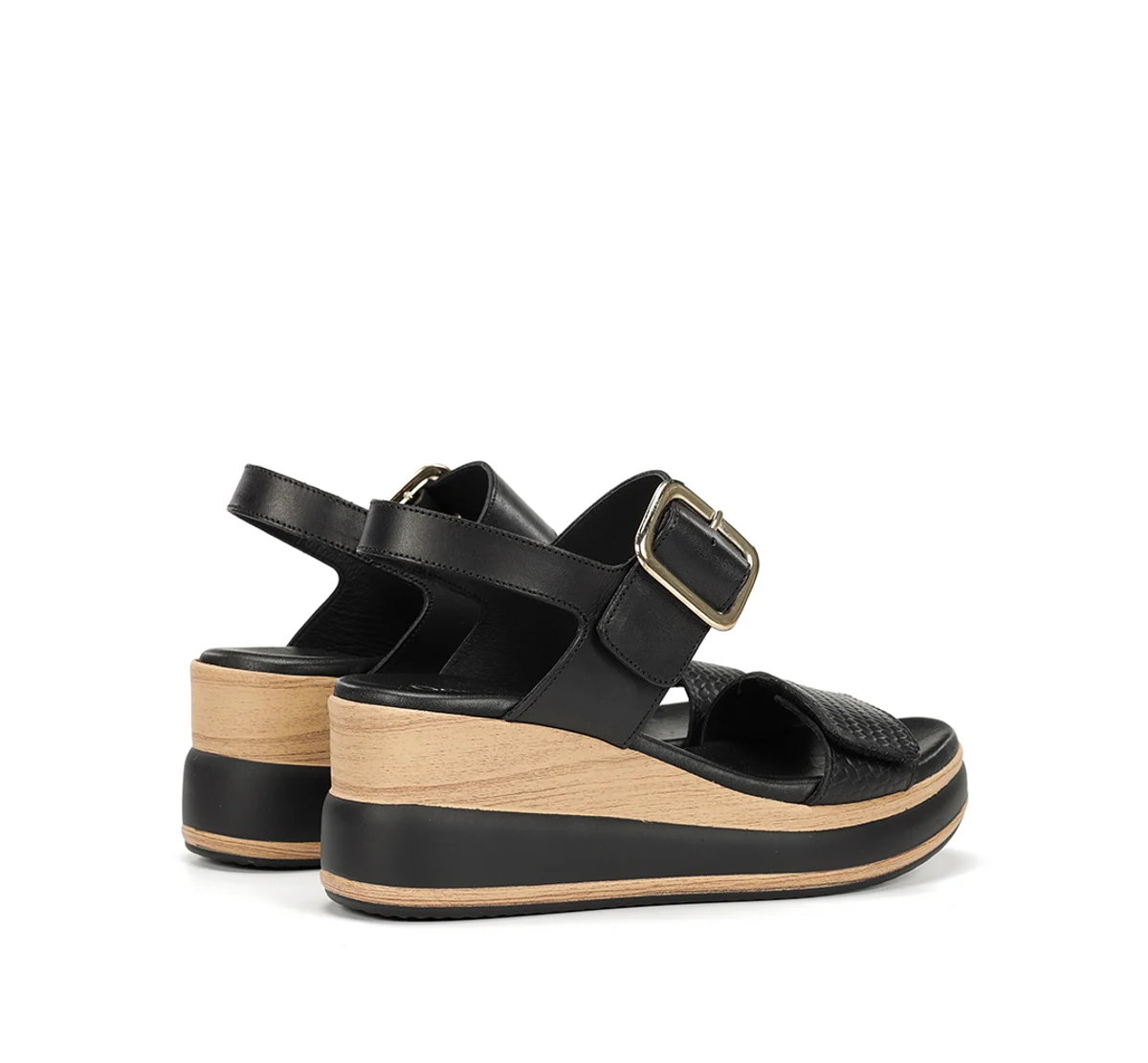 PRINCE D9642 Sandale Noire - Image 3