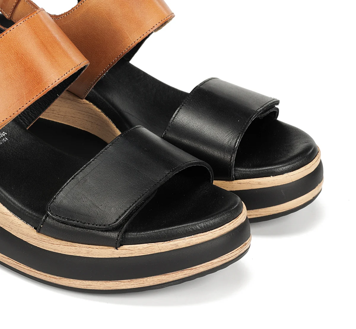 PRINCE D9643 Sandale Noire - Image 6