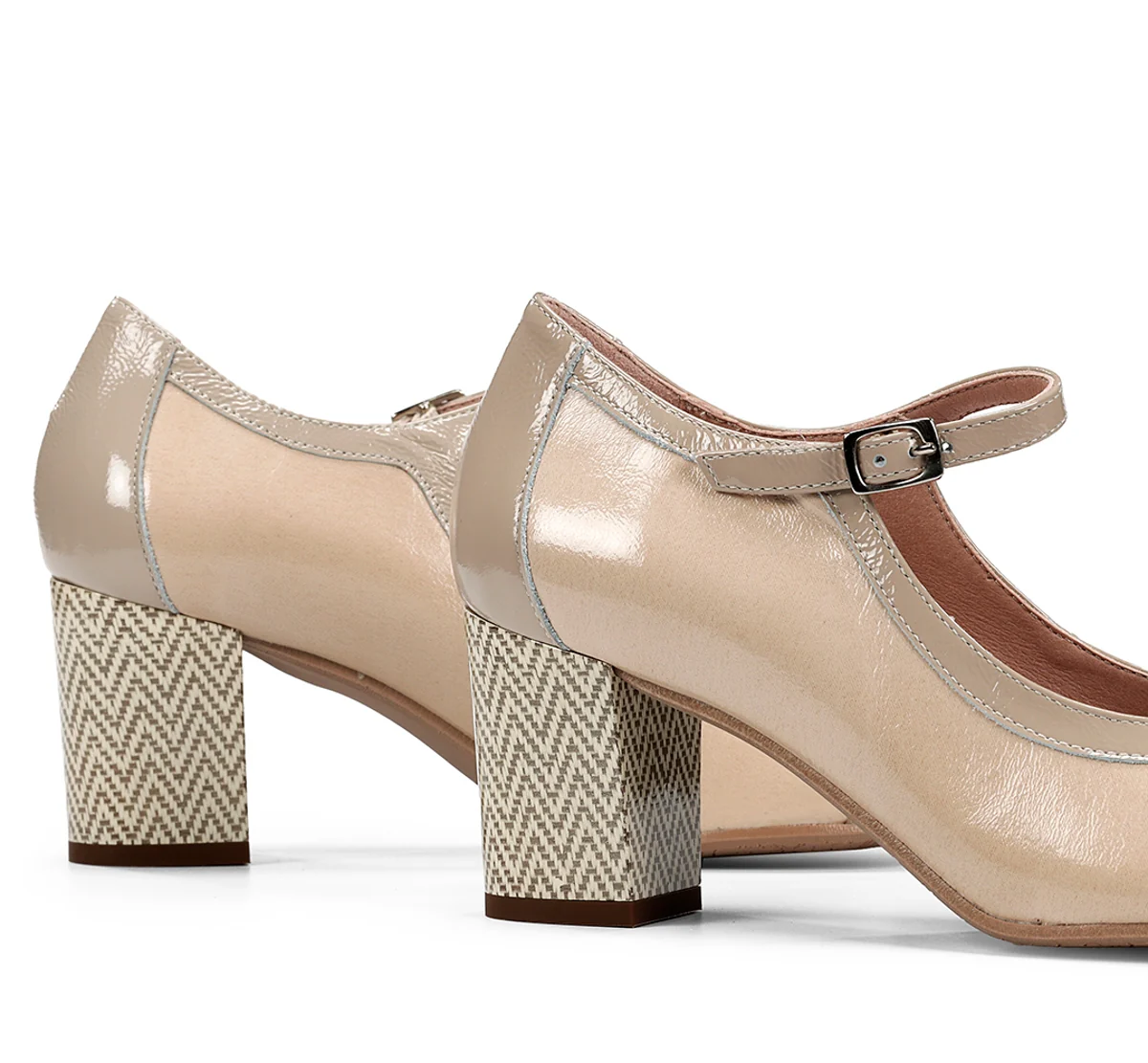 RODIN D9092 Chaussure Nude - Image 7