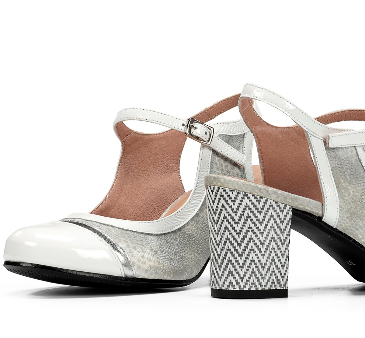 RODIN D9093 Chaussure Blanc - Image 7