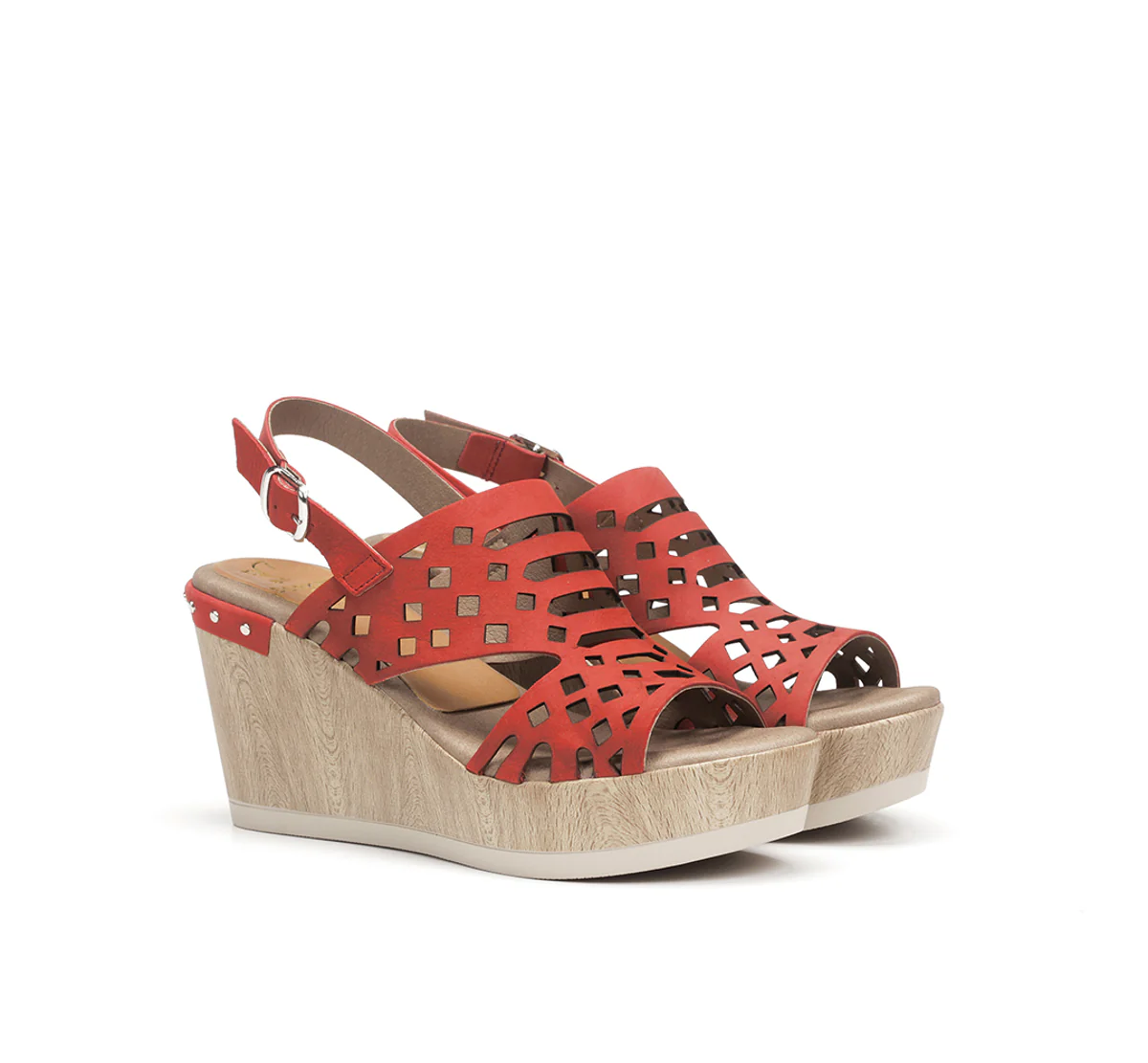 SALMA D7756 Sandale Rouge - Image 2