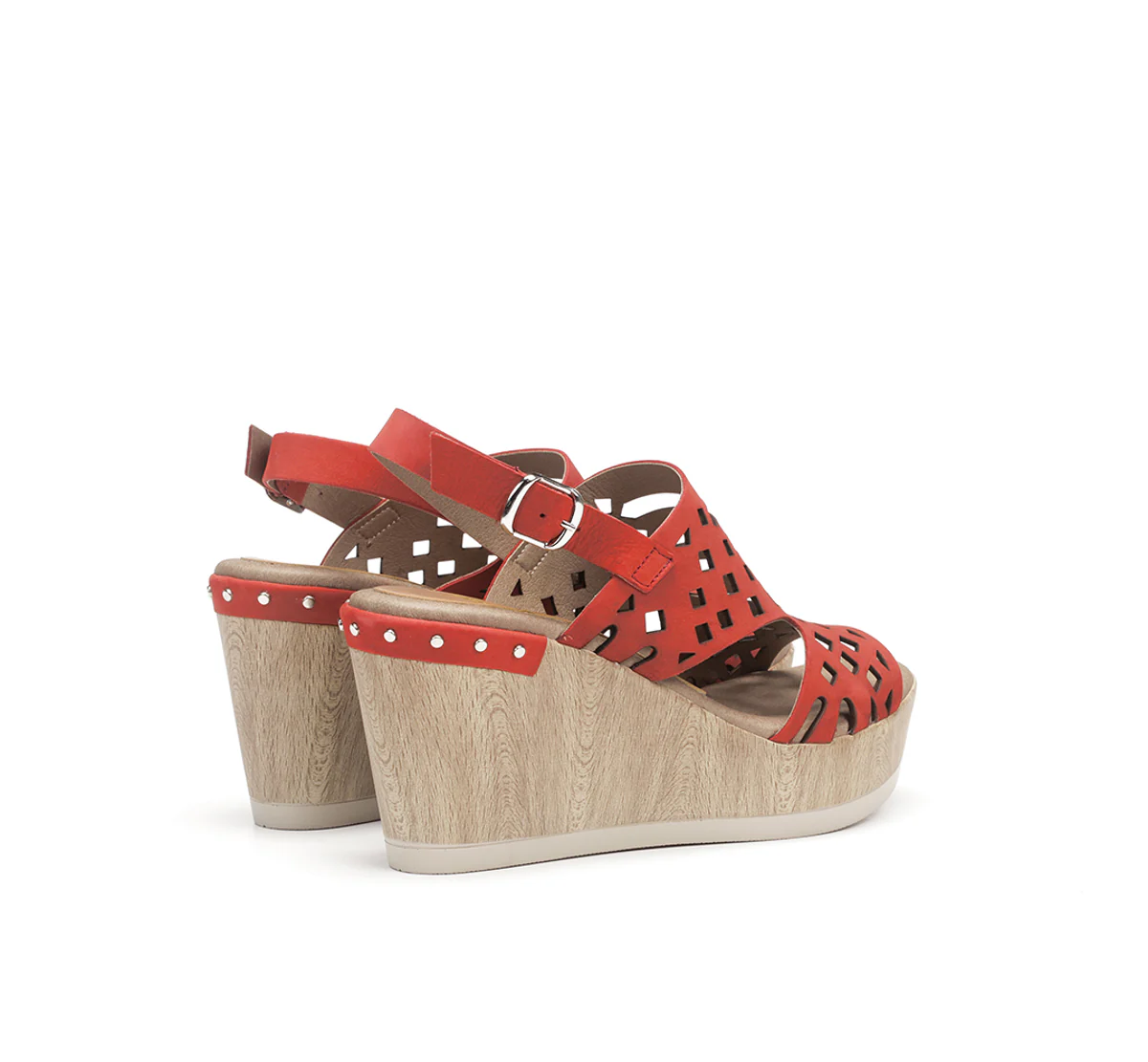 SALMA D7756 Sandale Rouge - Image 3
