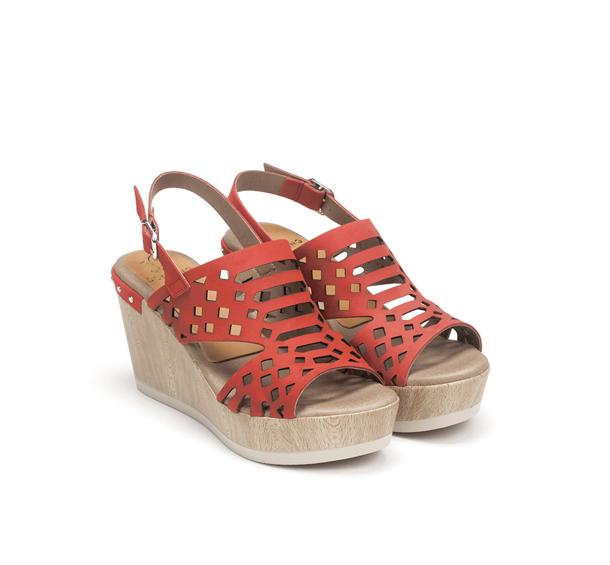 SALMA D7756 Sandale Rouge - Image 4