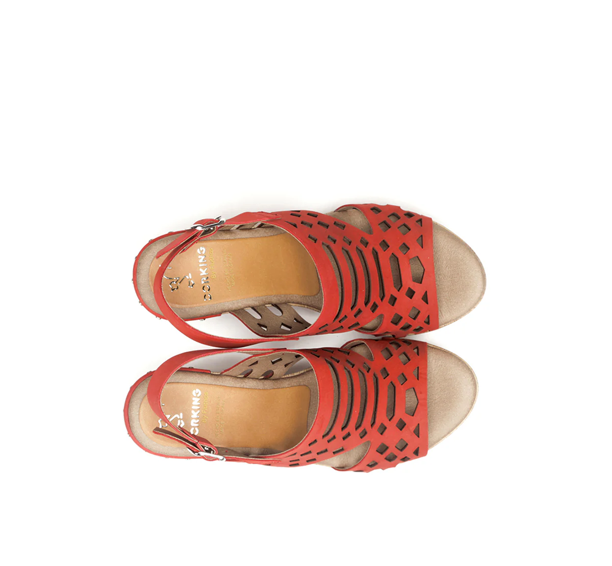 SALMA D7756 Sandale Rouge - Image 5