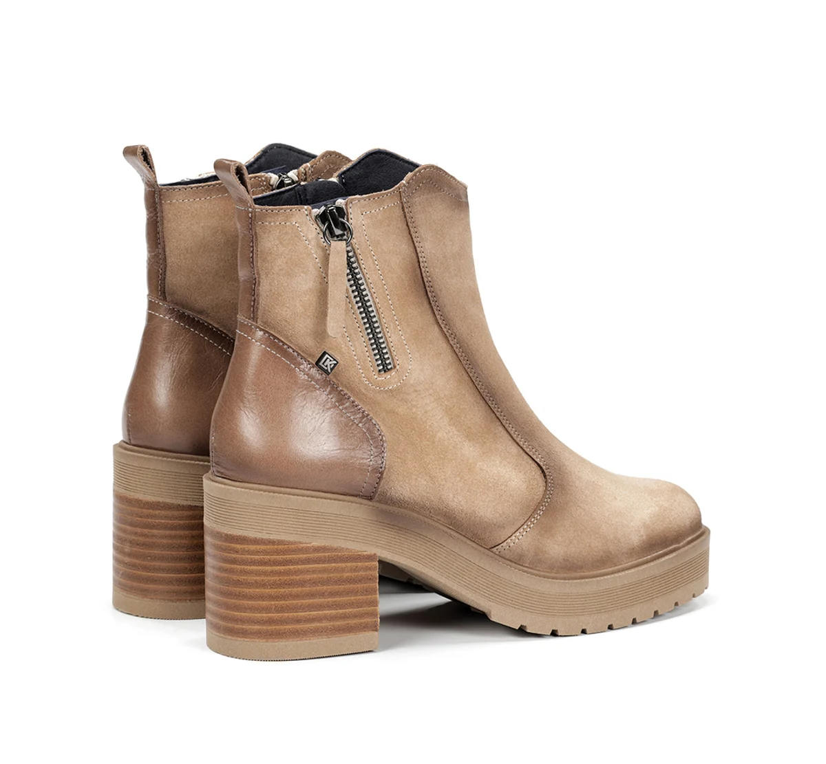 SARAH D9353 Bottine Taupe - Image 3