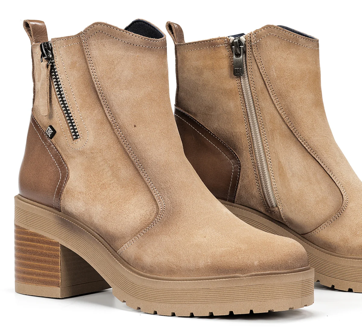 SARAH D9353 Bottine Taupe - Image 7