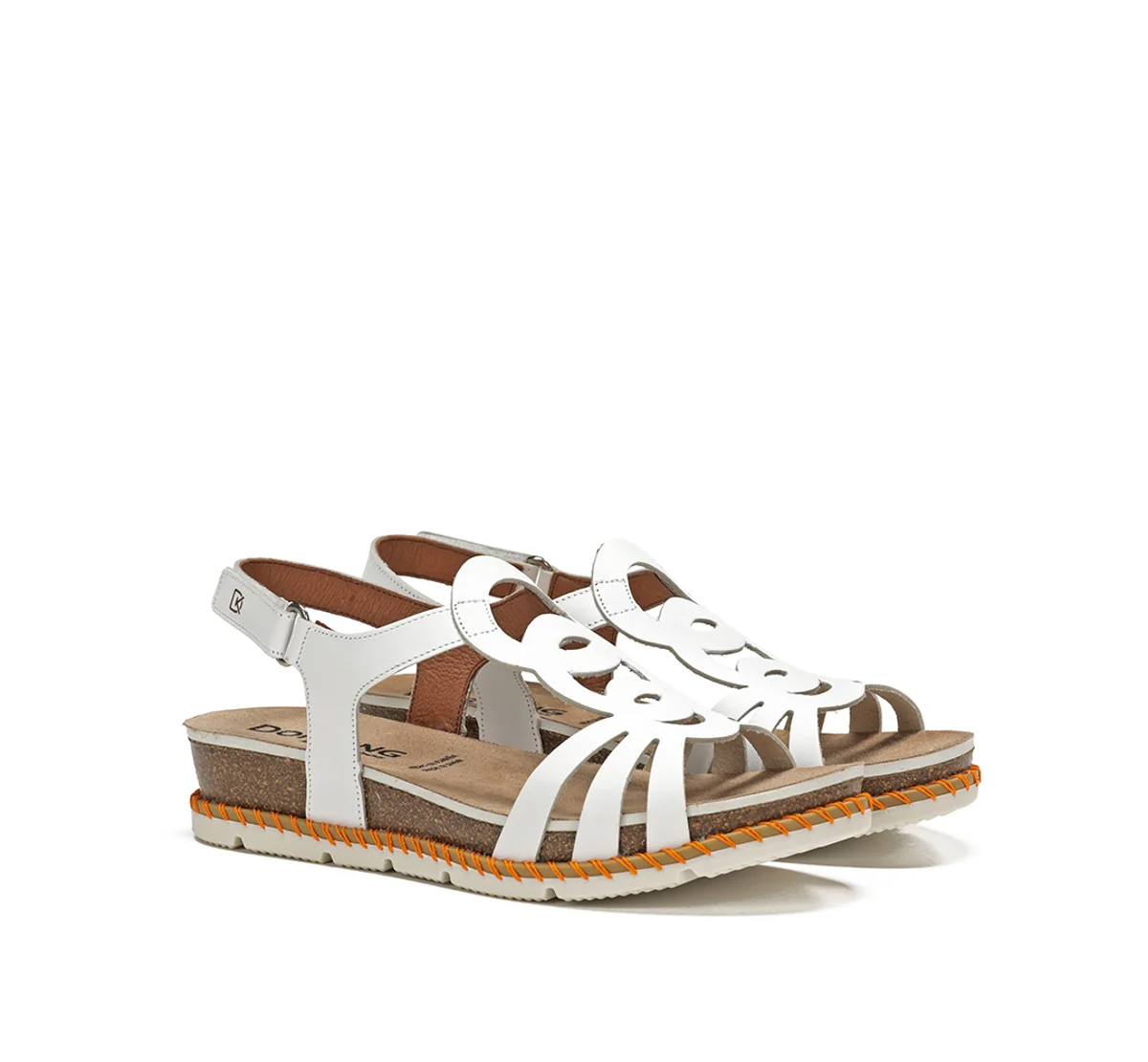 SPORT D9322 Sandale Blanche - Image 2