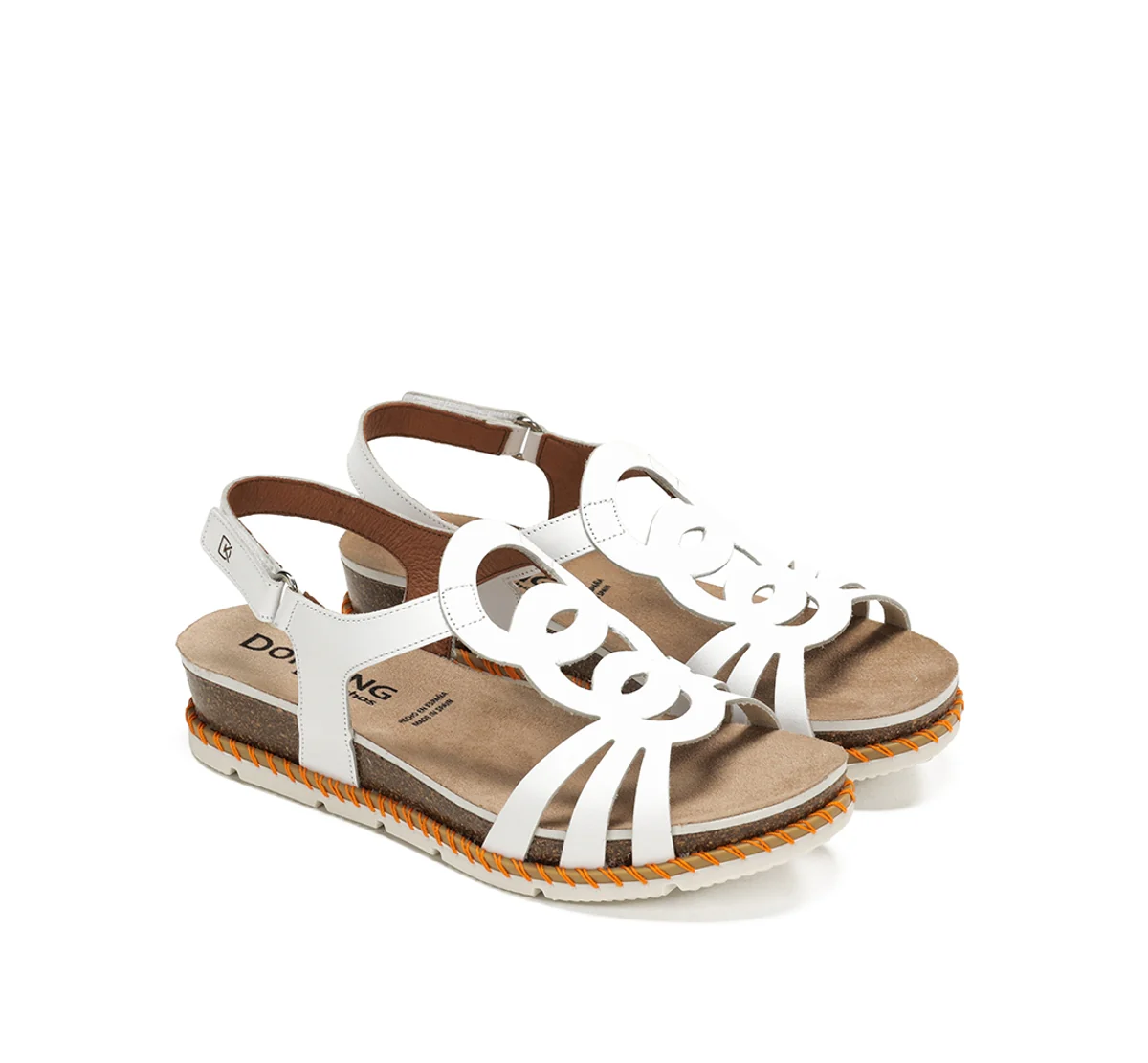 SPORT D9322 Sandale Blanche - Image 4