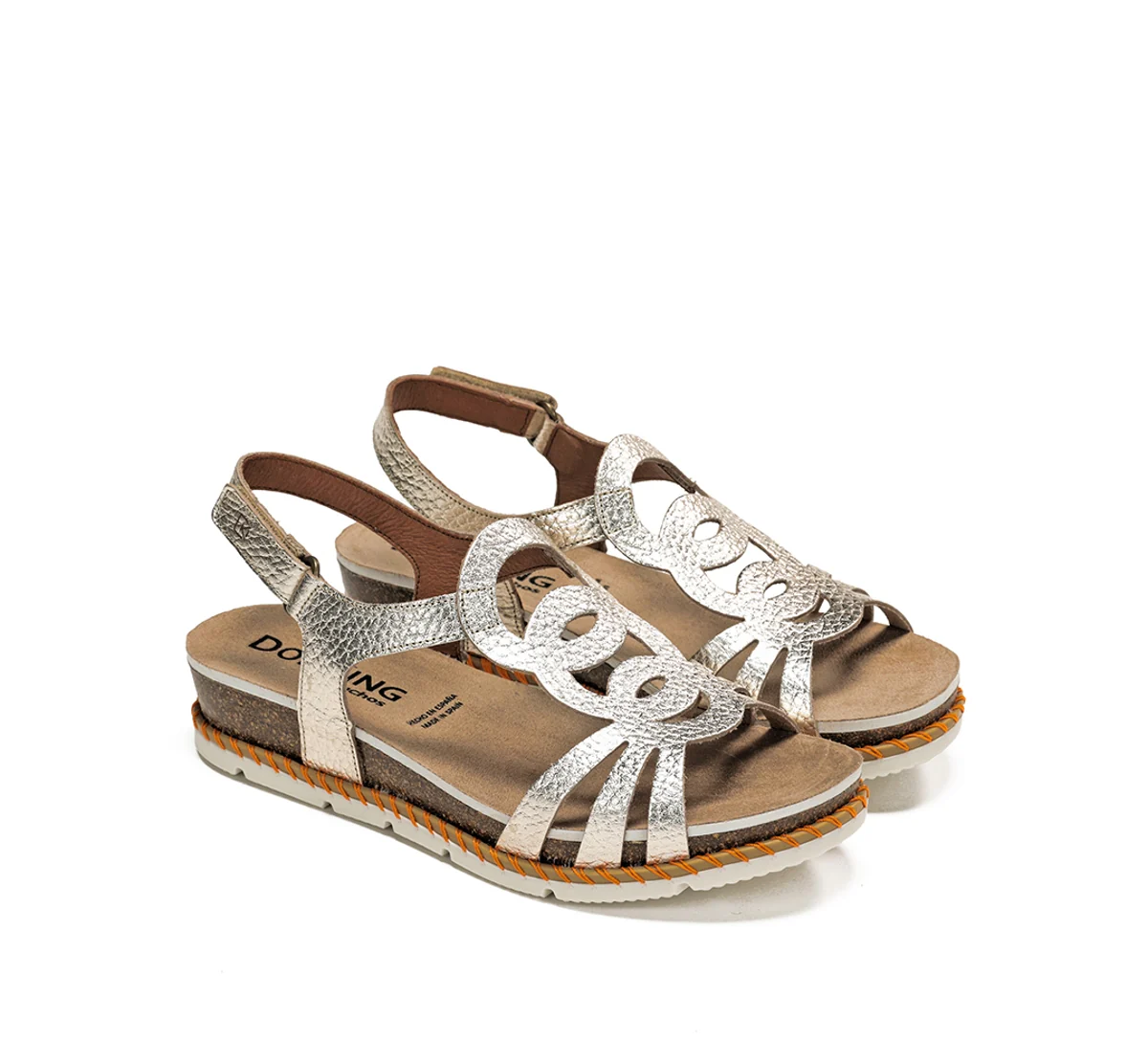 SPORT D9322 Sandale Dorée - Image 4