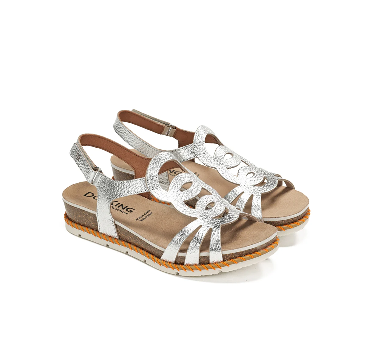 SPORT D9322 Sandale Argent - Image 4